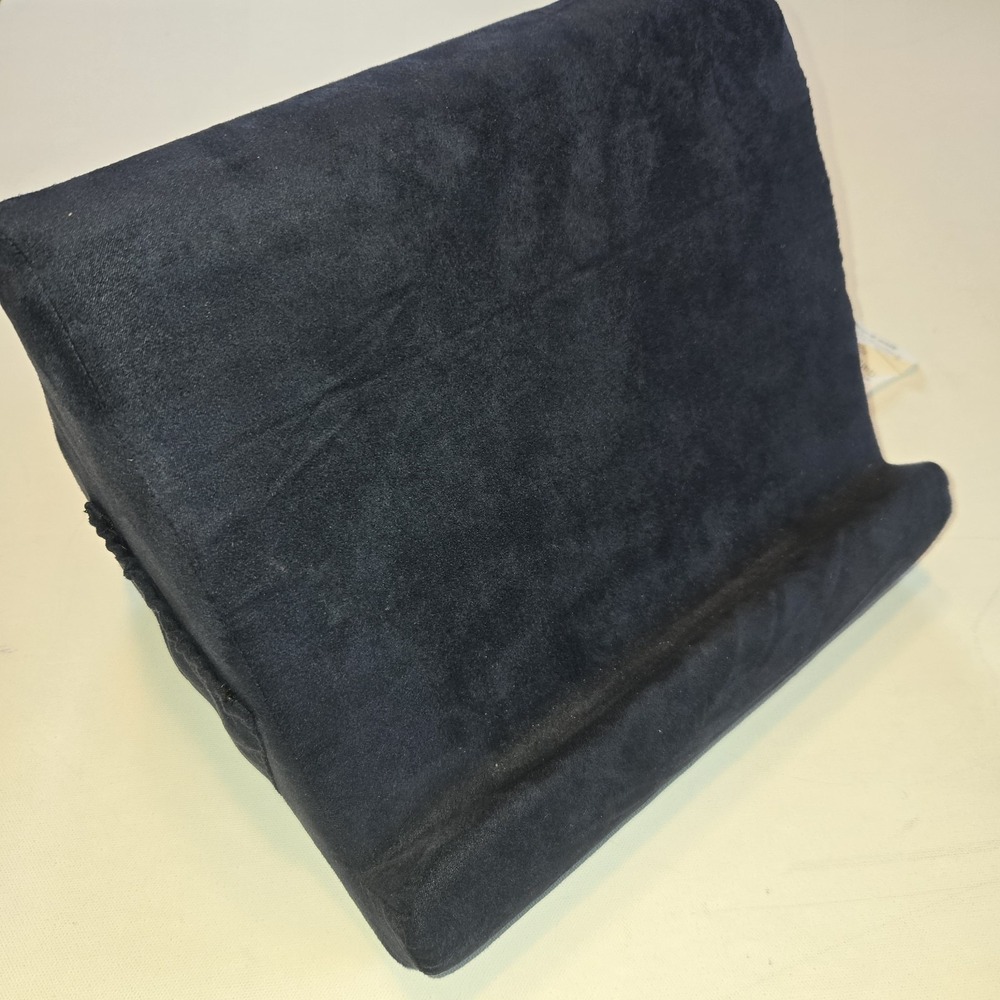 Tab Pillow Navy Blue Soft Lap Pillow for Tablets, E-readers